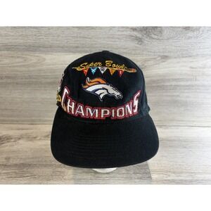 Denver Broncos Super Bowl XXXII 32 Champions 1998 Cap Hat SnapBack Logo Athletic